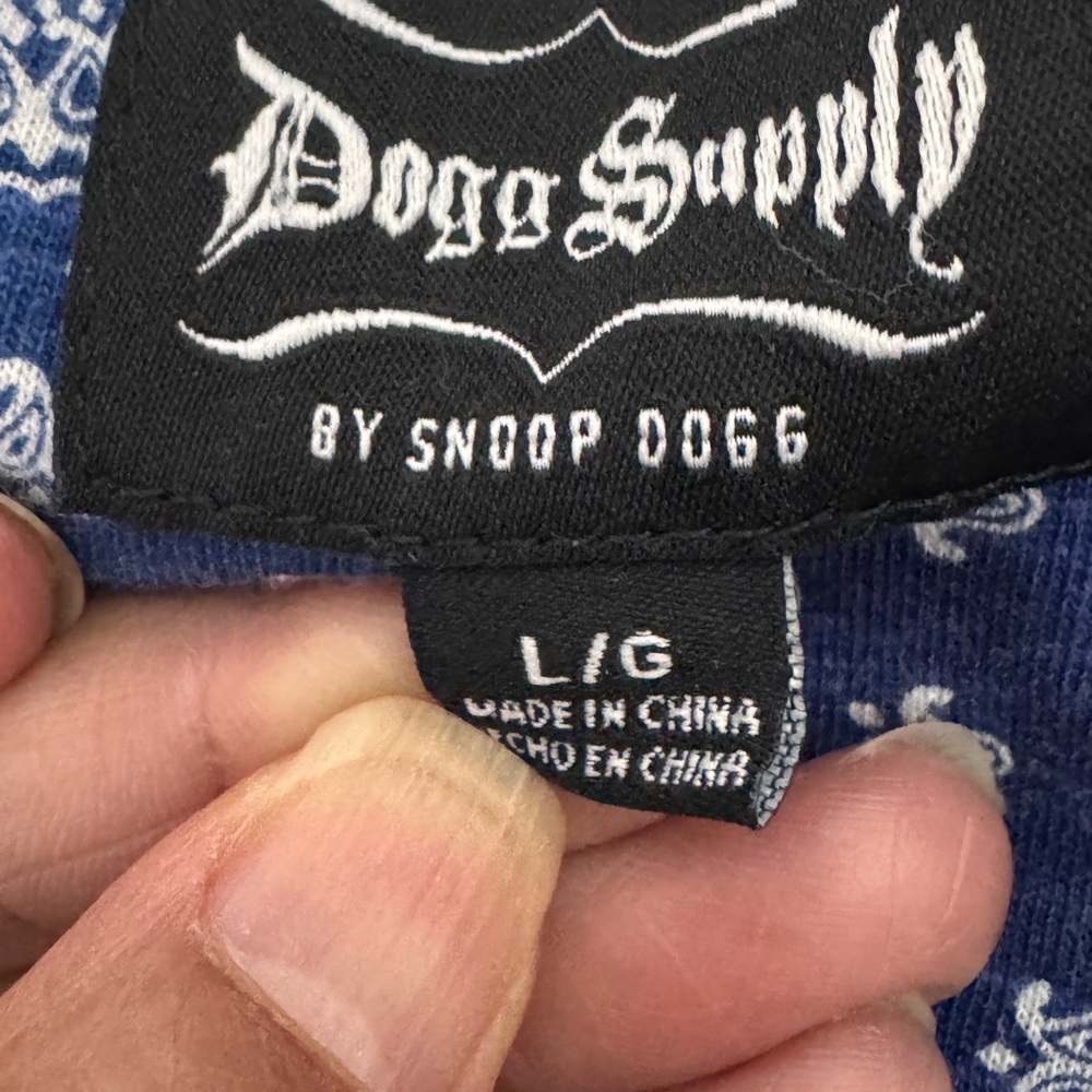 Dogg Supply pajama top size large - Picture 6 of 6